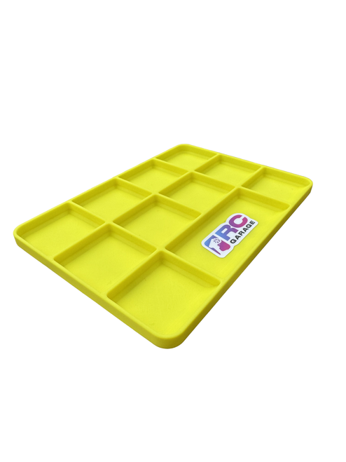 RCG 3D Printed RC Car Parts Tray and Pit Bench Hardware Organizer- Multiple Colors