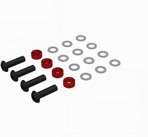 ARRMA Droop Screw Set  4 Pcs Strong And Durable Steel Precision (ARA-2804)