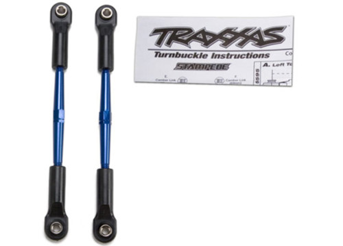 Traxxas 61 mm Blue Aluminum Turnbuckles Toe Links Set Of 2 Anodized TRX2336A