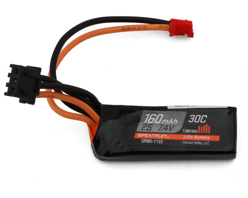Spektrum RC Axial® SCX30 2S 30C LiPo Battery Pack 7.4V/160mAh w/PH2.0 SPMX-1122