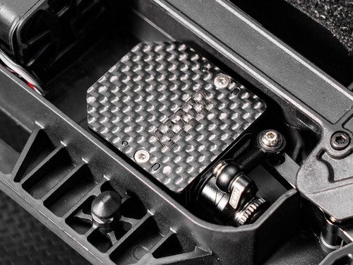 INJORA Carbon Fiber & Aluminum Servo Mount for 1/16 Arrma Mojave 1/12 GROM-12