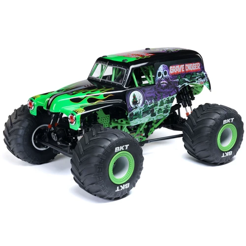 Losi LMT 2.0: 4wd Solid Axle Monster Truck RTR Grave Digger Green (LOS04028T1)