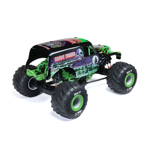 Losi LMT 2.0: 4wd Solid Axle Monster Truck RTR Grave Digger Green (LOS04028T1)