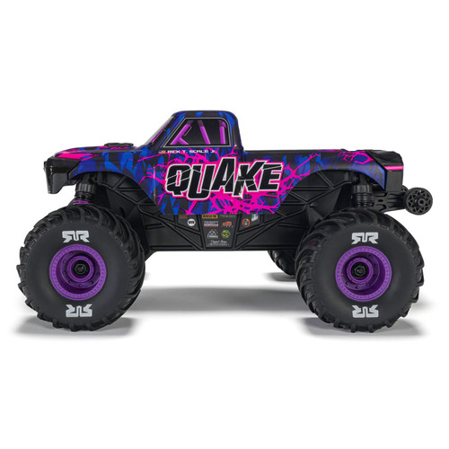 Arrma Quake Grom 4x4 1/16 RTR Brushed Monster Truck Purple w/SLT2 (ARA2137T3)