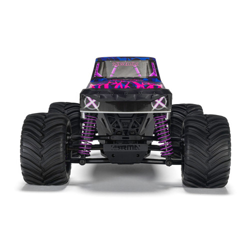 Arrma Quake Grom 4x4 1/16 RTR Brushed Monster Truck Purple w/SLT2 (ARA2137T3)
