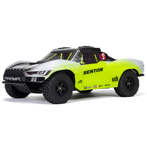 Arrma Senton 223S BLX 1/10 Brushless RTR Short Course Truck Yellow ARA4303V4T1