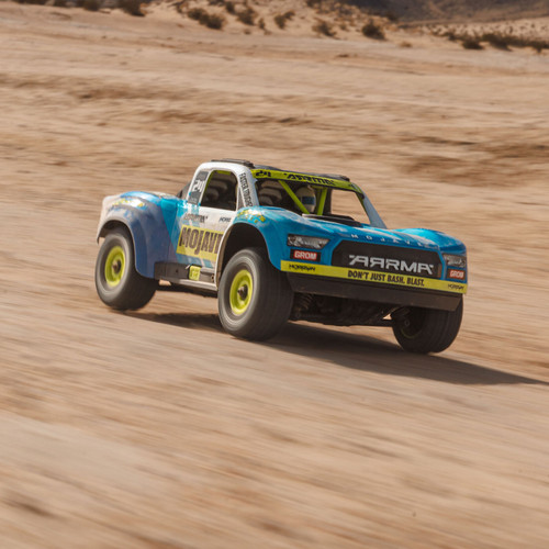 Arrma Mojave Grom MEGA 4WD 380 Brushed 1/16 Desert Truck Blue/White ARA2104T2