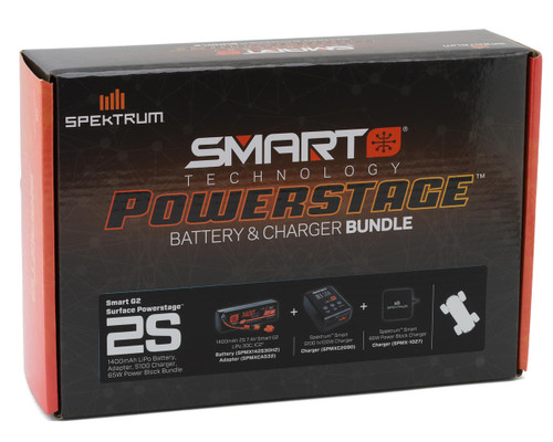 Spektrum RC Smart PowerStage Surface Bundle w/ Smart 30C LiPo Battery SPMXPSS215