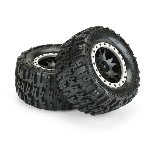 Pro-Line Trencher Pro-Loc Pre-Mounted All Terrain Tires MX43 Black (PRO1015113)