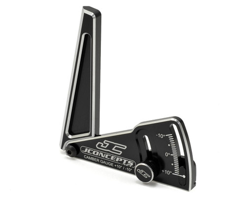 JConcepts Aluminum Camber Gauge 85mm Black Pre-assembled Lightweight JCO22832