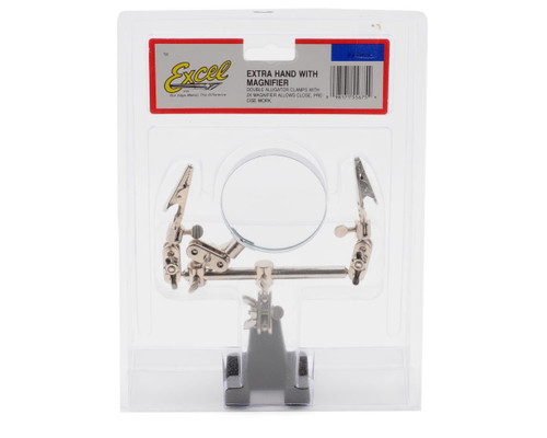 Excel Double Clip Extra Hands With Magnifier Weighted base Two Spring (EXL55675)