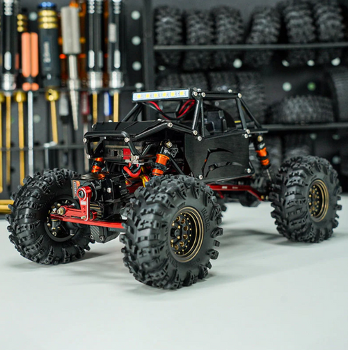 INJORA Nylon Rock Buggy Body W/ Metal Spider Panels for 1/24 SCX24 SCX24-155MSR