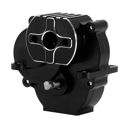 INJORA CNC Aluminum Complete Transmission Anodized for 1/18 TRX4M (4M-55UD-BK)