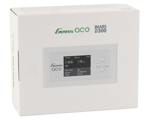 Gens Ace Imars D300 G-Tech Smart Dual AC/DC Charger 6S/16A White GEA300WD300UW