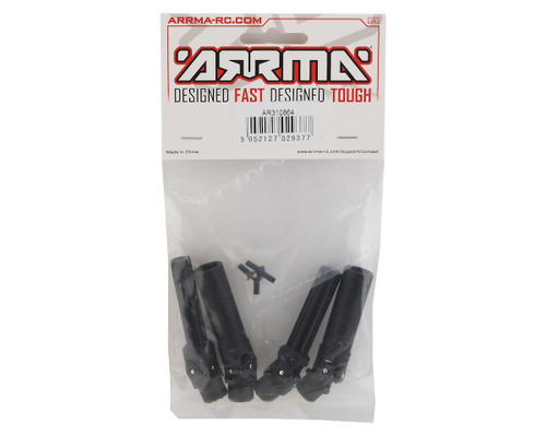 Arrma AR310864 Assembled Composite Rear Slider Driveshaft Set 4x4 (ARAC4043)
