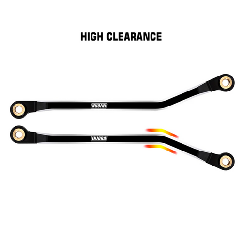 INJORA CNC Aluminum High Clearance Links Set for 1/18 TRX4M High Trail J4M-73BK
