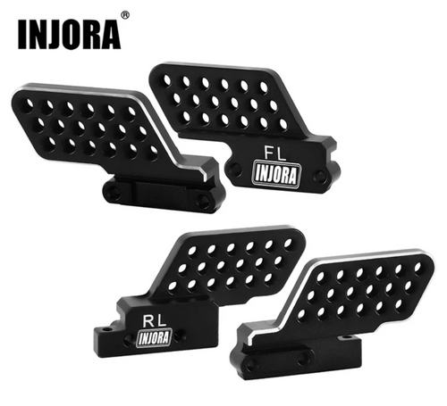 INJORA Aluminum Shock Mounts Towers for 1/18 RC TRX4M Defender Crawler (4M-35)