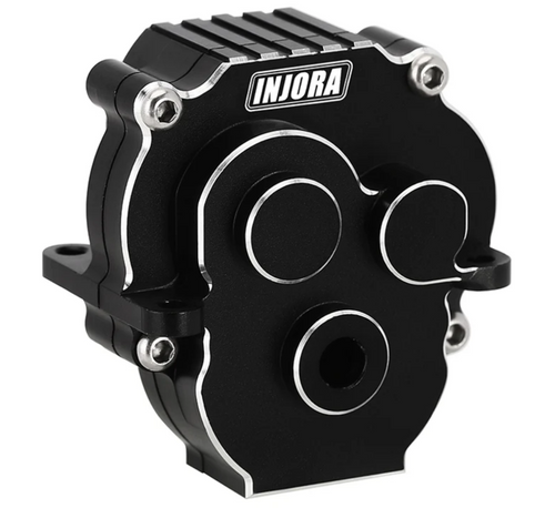 INJORA CNC Aluminum Transmission Housing with Bearings for 1/18 TRX4M (4M-51BK)