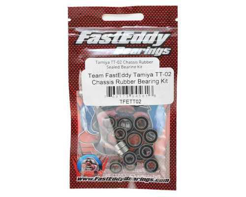 FastEddy Tamiya TT-02 Chassis Rubber Bearing Kit High Quality Rubber TFE411