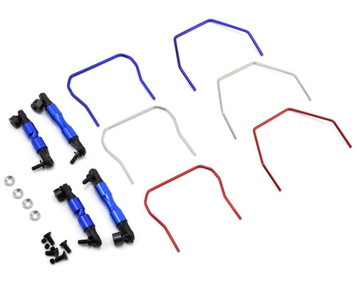 Hot Racing Front & Rear Sway Bar For Traxxas Slash Adjustable Spring HRASLF311