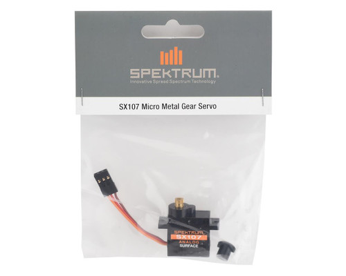 Spektrum RC SX107 Micro Metal Gear Servo High Torque Compact Micro (SPMSSX107)