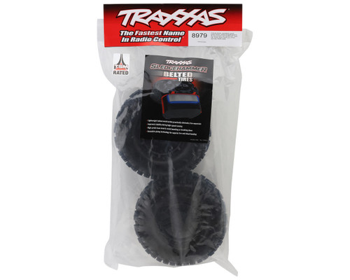 Traxxas Maxx Belted Sledgehammer 2.9" Pre-Mounted Tires Black 17mm Splined 8979