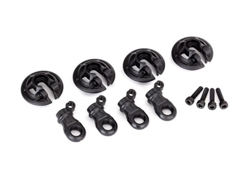 Traxxas Captured Lower Spring Retainers (4) (8459)