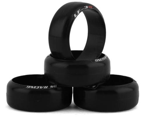 DS Racing Mini-Z 11mm Wide Rear Tires Black Set of 4 22mm LF-3 DSC-MI22L-LF3SW
