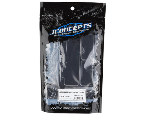 JConcepts Tool Holder Black Ergonomic, Tip Down Design Etched Logos (JCO2925-2)