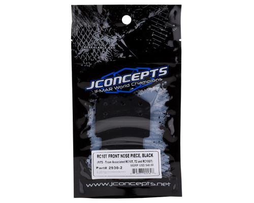 JConcepts RC10T/T2/GT 6061 Anodized Aluminum Front Nose Piece Black (JCO2930-2)