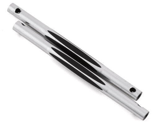 JConcepts RC10T/T2/GT Aluminum Diamond Nose Brace Tubes Black 2Pcs (JCO2932-2)