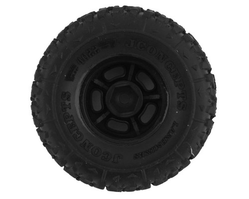 JConcepts Landmines 1.0" Pre-Mounted Tires w/Glide 5 Wheels Black JCO4022-32911