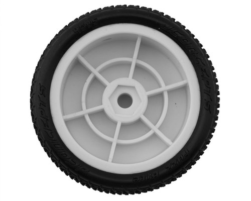 JConcepts Mini-B Fuzz Bite Pre-Mounted Front Tires White 2Pcs Pink JCO4085-1211