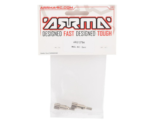 Arrma AR310784 Wheel Axle Set of 2 4x4 Tough High-quality Material (ARAC9443)