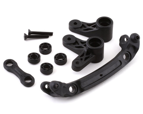 Arrma Mega/3S BLX Steering Parts Set Tough Composite Material Black (ARA340179)