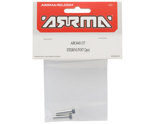 Arrma AR340137 Steering Post Set of 2 4x4 Strong And Durable Aluminum (ARAC3021)
