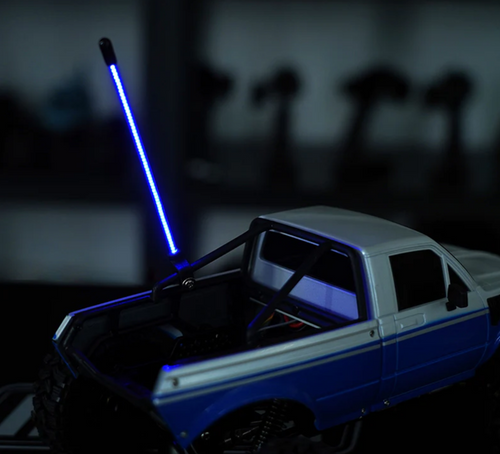 INJORA LED Whip Light Voltage 5-7.4V 107mm for 1/18 1/24 RC Crawlers Blue L44-BL