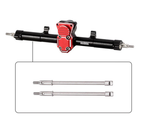 INJORA Steel Rear Dogbone Shaft for INJORA SCX24 Axles Easy To Replace SCX24-99R