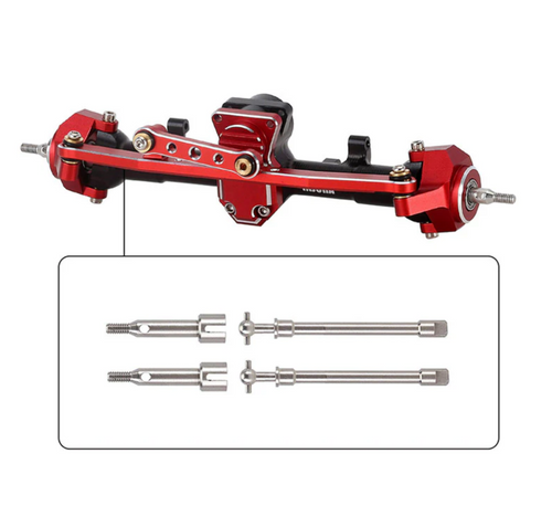 INJORA Steel Rear Dogbone Shaft for INJORA SCX24 Axles Easy To Replace SCX24-99R