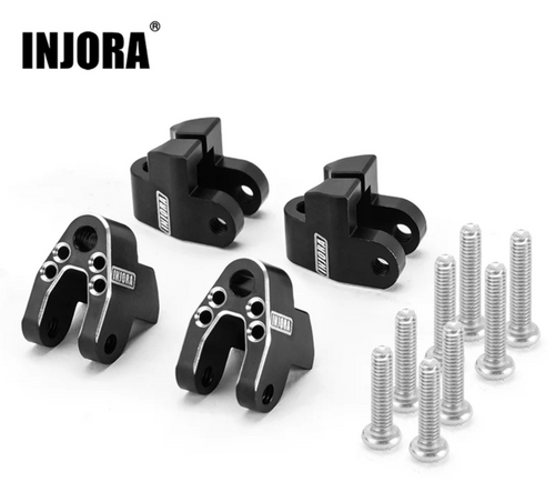 INJORA CNC Aluminum Shock Mounts Height Lift Kit for 1/18 TRX4M Defender 4M-56