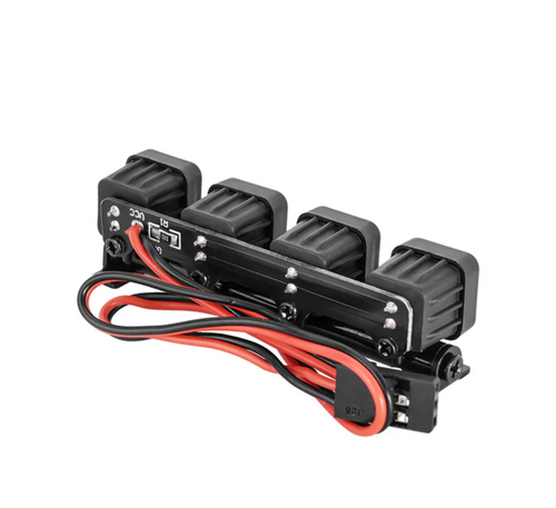 INJORA Roof Light LED Spotlights Headlights for 1/18 TRX4M Defender 5-7V 4M-31