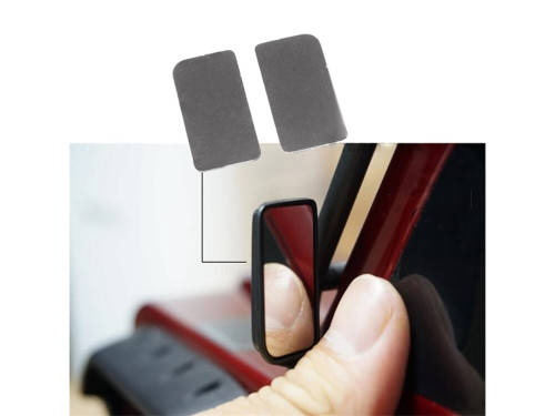 INJORA 2PCS Metal Rearview Mirrors for 1/10 RC Crawler Car Traxxas CRAW2017052