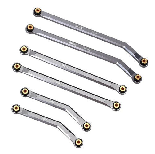 INJORA 7pcs High Clearance Chassis Links for Axial Deadbolt Betty SCX24-51GL