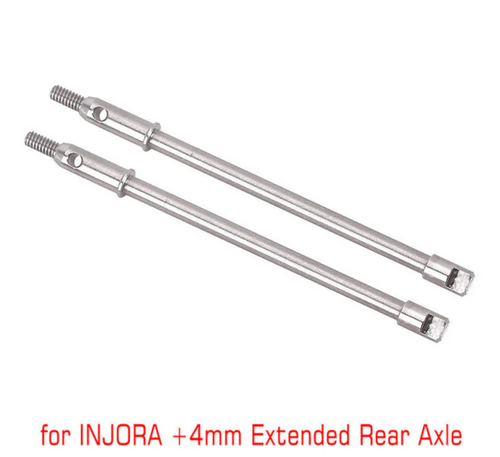 INJORA Steel Front Dogbone Shafts for INJORA Axles Easy To replace SCX24-99F