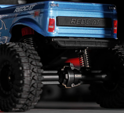 INJORA Black Coating Brass Diff Covers for 1/32 Redcat Ascent-32 (ASC32-07BK)