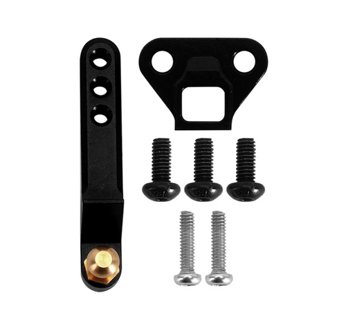 INJORA Adjustable Aluminum Trailer Tow Hitch W/ Brass Ball for 1/18 TRX4M 4M-91