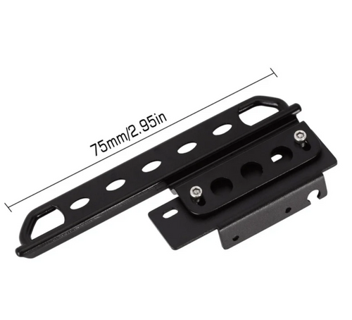 INJORA 2PCS Metal Rock Sliders Side Pedal Axial SCX24 Jeep Gladiator SCX24-76BK