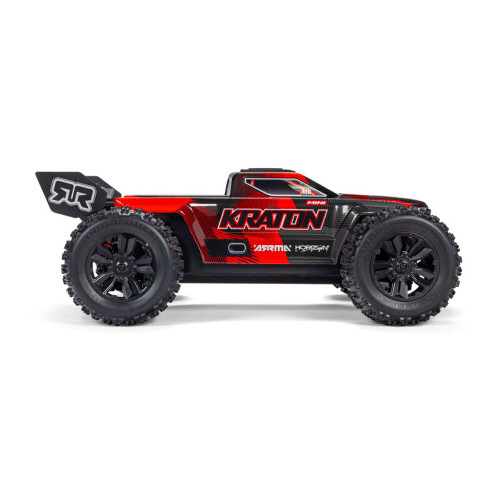 ARRMA 1/16 Mini KRATON 3S DSC 4X4 RTR Brushless Speed Truck- Black/Red ARA2508T1