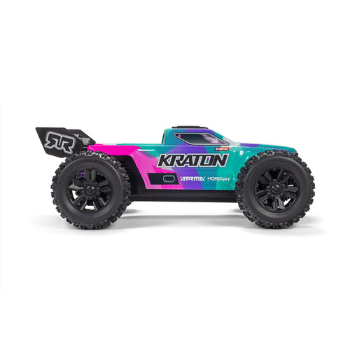ARRMA 1/16 Mini KRATON 3S DSC 4X4 RTR Brushless Speed Truck Teal/Pink ARA2508ST2