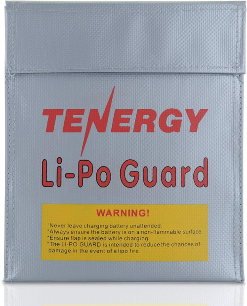 Tenergy Lipo Bag Fire Retardant Battery Bag Charging and Storage 7x9in TEN79